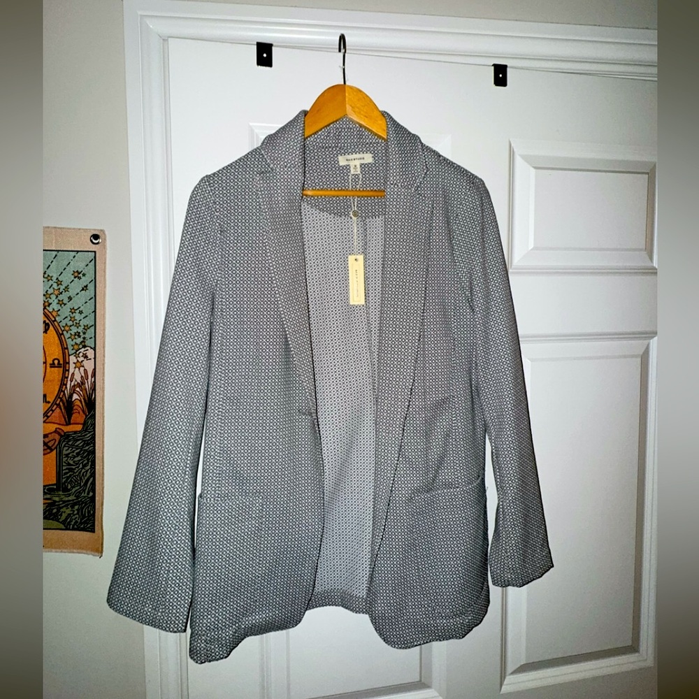 WOMENS | Max Studio | Doubleknit Grey Blazer | Size M